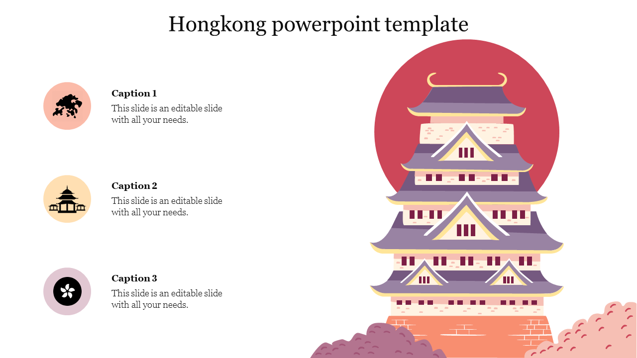 Attractive Hongkong PowerPoint Template Slide Designs